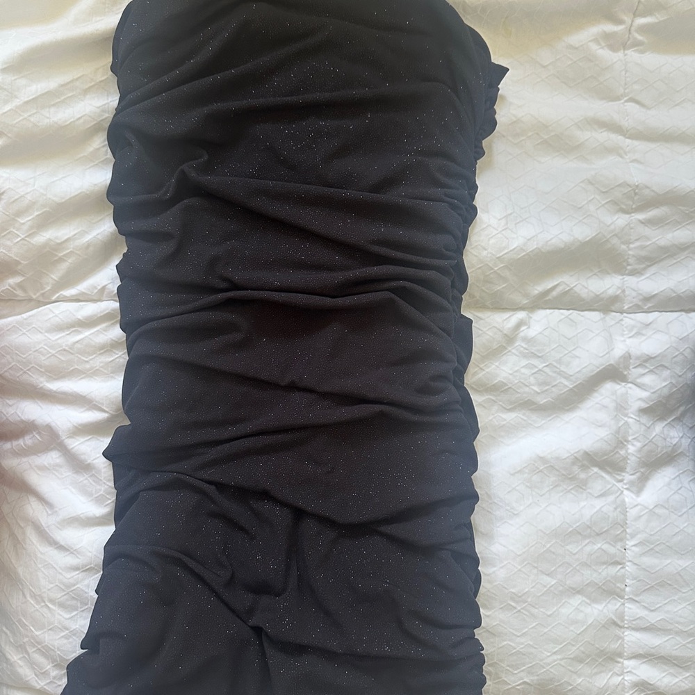January 7 Black Mini Dress